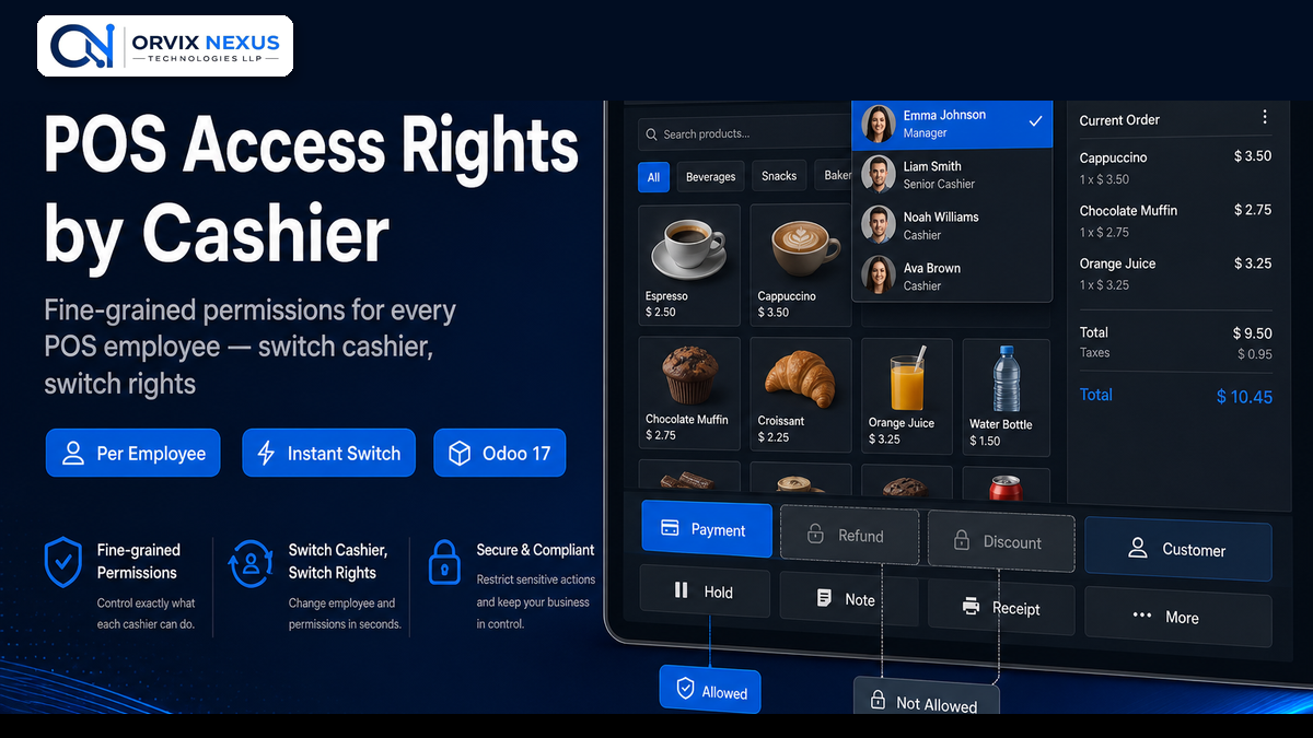 POS Access Rights by Cashier for Odoo 17